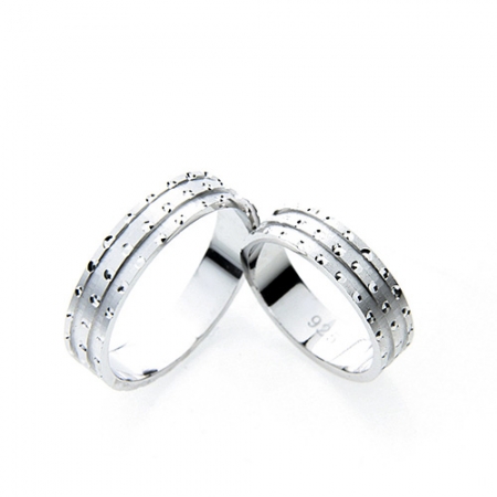 Boy and girl vjenčano prstenje Silver for you