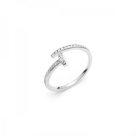 UNFINISHED LINE srebrni prsten Silver for you