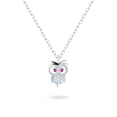 OWL srebrna ogrlica