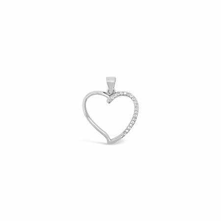 SIMPLE-HEART-srebrni-privjesak-Silver-for-you